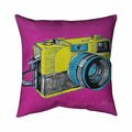 Fondo 26 x 26 in. Colorful Retro Camera-Double Sided Print Indoor Pillow FO2776243